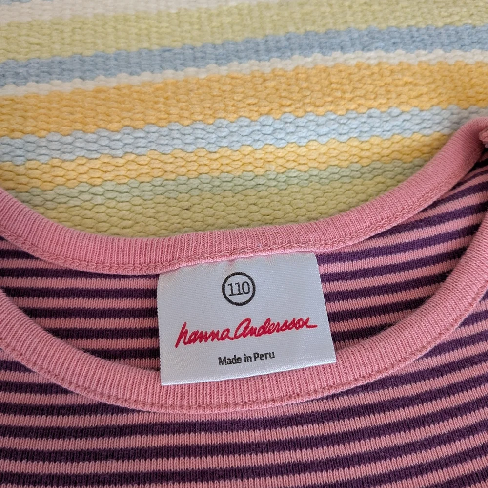 Hanna Andersson Striped Dress Size 5